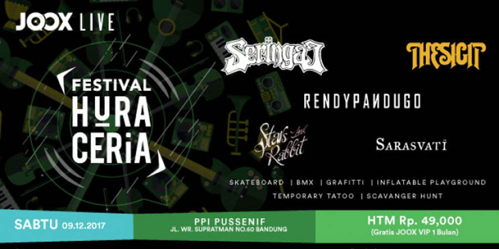 JOOX Gelar 'Live Festival Hura Ceria' Buat Pecinta Musik Indie thumbnail