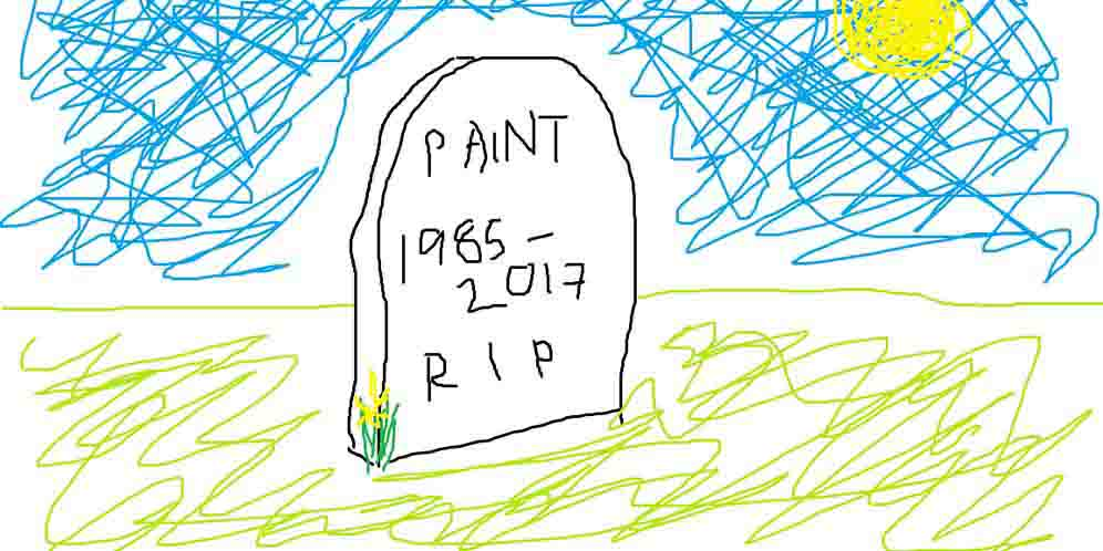 Bye-bye Microsoft Paint