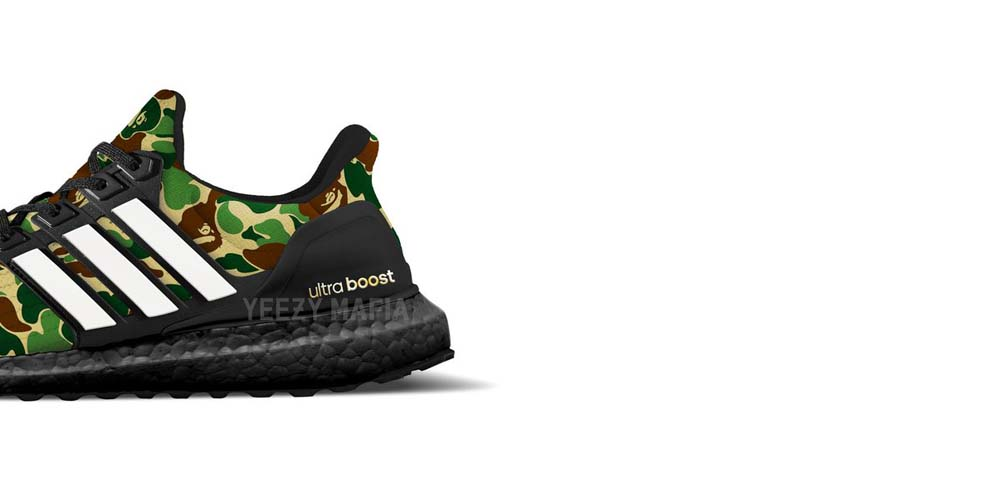 Mereka-reka Bentuk Kolaborasi adidas UltraBoost x BAPE thumbnail