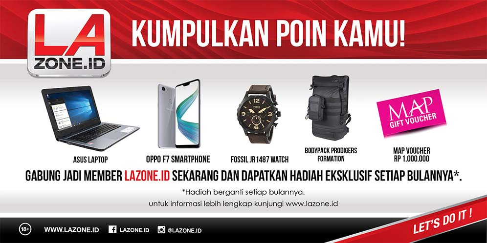 Buruan Jadi Member Lazone.id dan Dapetin 5 Hadiah Menarik di Bulan Ini thumbnail