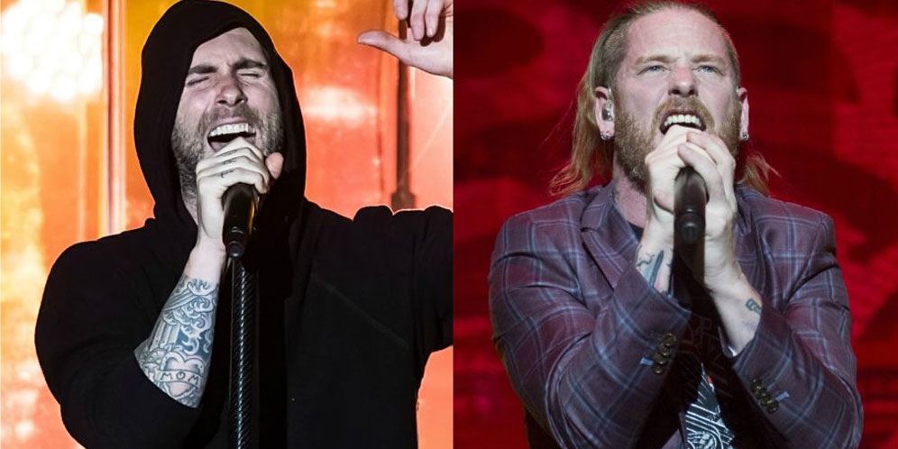 Adam Levine Kena 'Semprot' Vokalis Slipknot, Kenapa Ya? thumbnail