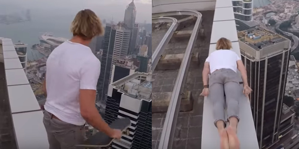 Aksi di Rooftop Ini Sangat Mengerikan thumbnail