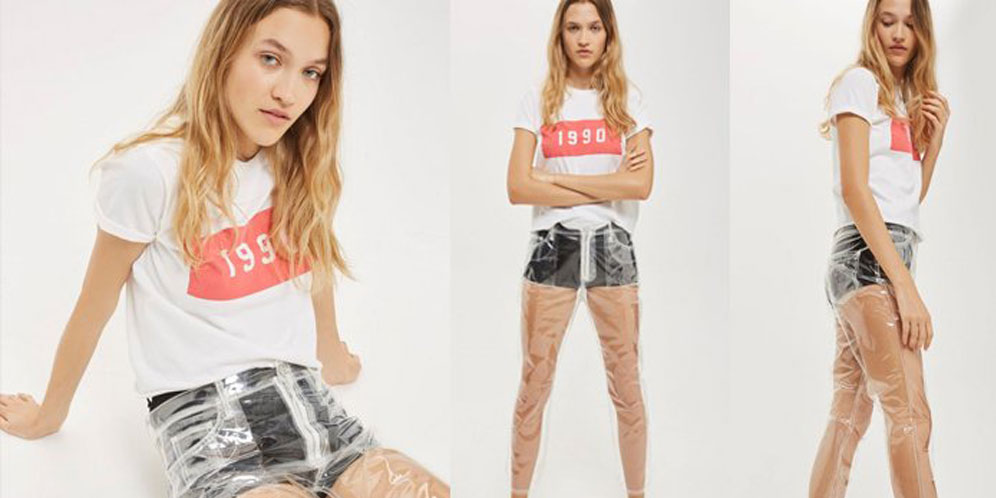 Ada-ada Aja, Jeans Ini Terbuat dari Plastik Bening Transparan!