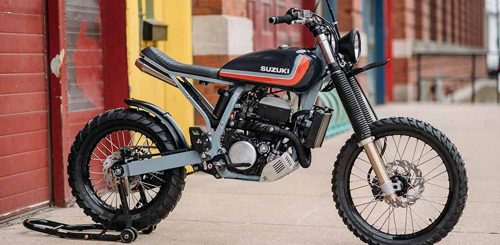 Tracker DR-Z400 Siap Naik Gunung