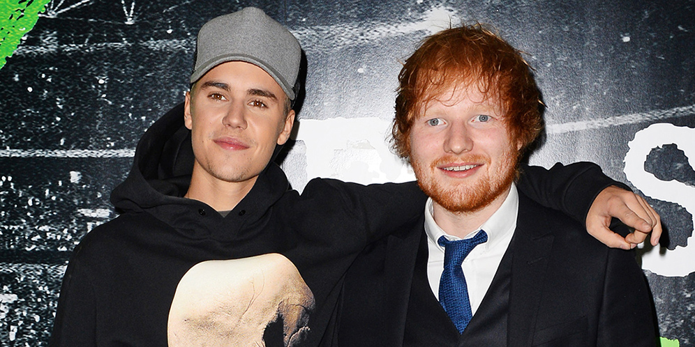 Kolab Ed Sheeran X Justin Bieber Jadi 'Raja' Inggris