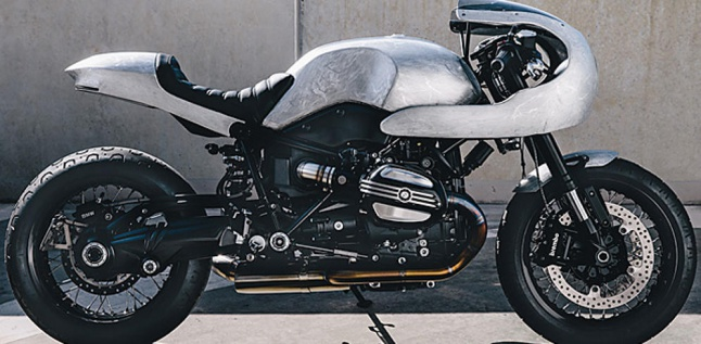 2Shot Ubah BMW R NineT Berbalut Alumunium