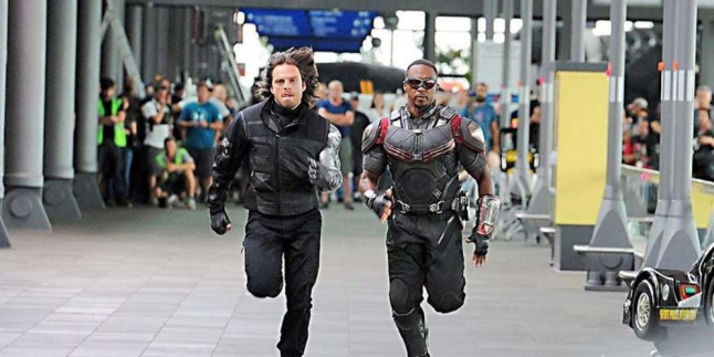 Aksi The Winter Soldier dan Falcon di 'Captain America: Civil War'