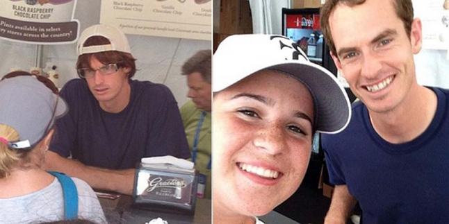 Andy Murray Jadi Tukang Es Krim Sebelum Cincinnati Open 2015