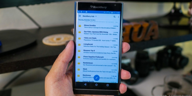 Blackberry Priv, Android Versi Blackberry