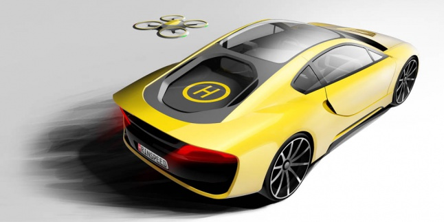 BMW i8 Rinspeed, Mutakhir Dengan Kawalan Drone