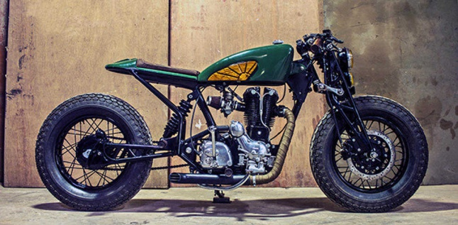 Bull City Customs Bikin Royal Enfield Jadi Brat Cafe