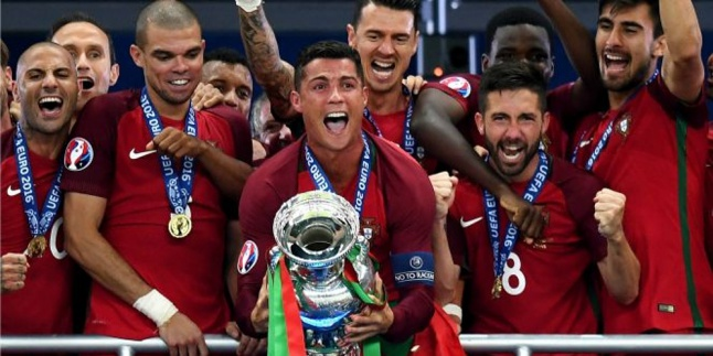 Drama Dan Air Mata Portugal Sang Juara Euro 2016!