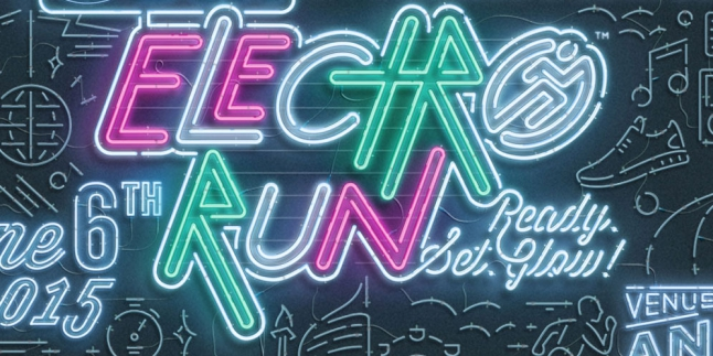 Electro Run, Lari Spektakuler di Malam Hari
