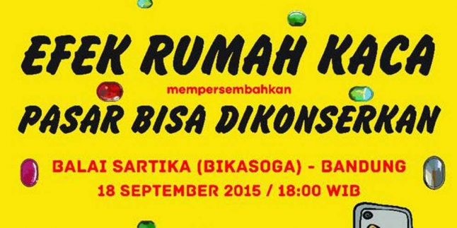 ERK Siap Gelar Konser 'Pasar Bisa Diciptakan'