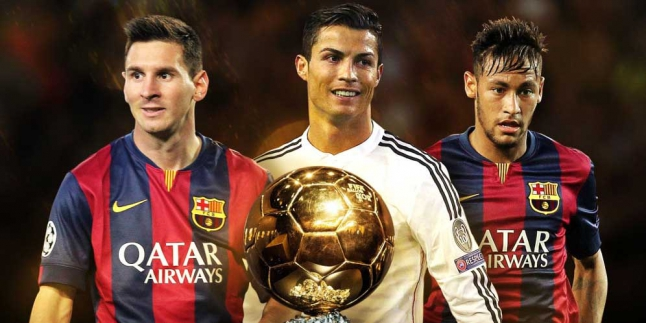 Fix! Messi-Ronaldo-Neymar Finalis Ballon d'Or 2015