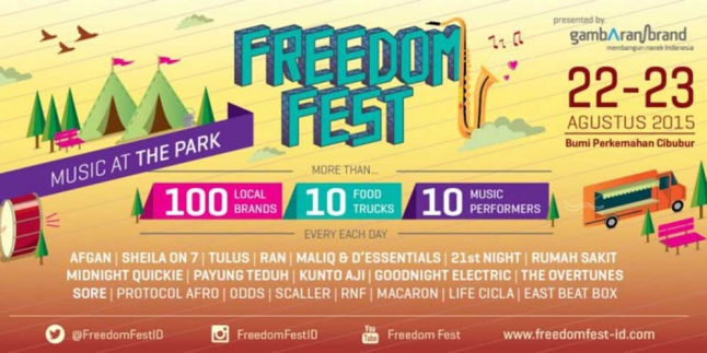 Freedom Fest, Jadikan Musisi Tanah Air Tuan Rumah di Negeri Sendiri