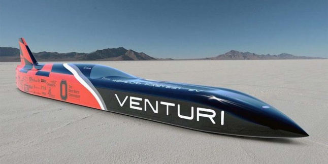 Gila, Tanpa Suara Mobil Ini Melesat Hingga Hampir 550 Km per Jam