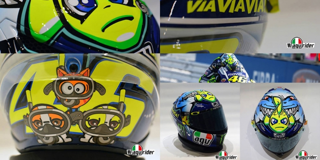 Helm Spesial Rossi di Misano 2015, Semua Rival Jadi Inspirasi