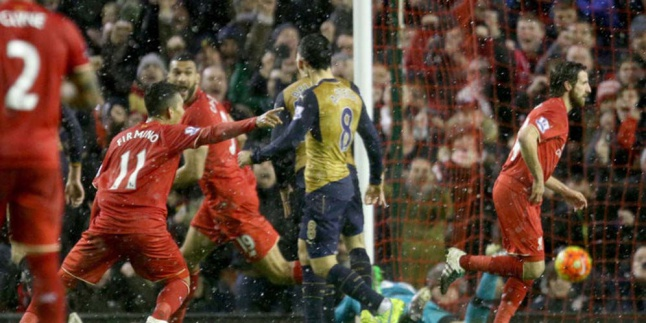 Imbang 3-3, Laga Liverpool Vs Arsenal Dahsyat!