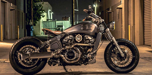 Indian Scout Pembuktian Gasser Custom Sebagai Builder Terbaik