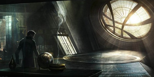 Ini Gambar Tempat Tinggal Misterius Doctor Strange