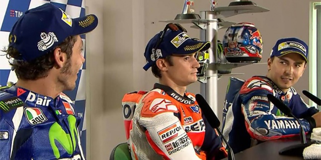 Ini Transkrip Perdebatan Rossi Vs Lorenzo di San Marino