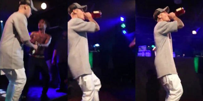 Justin Bieber Kepergok Hisap Ganja dan Minum Alkohol di Atas Panggung