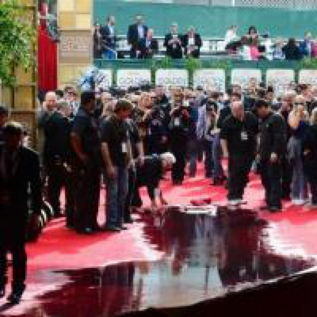 Golden Globes 2014 Diwarnai Insiden Red Carpet Becek!