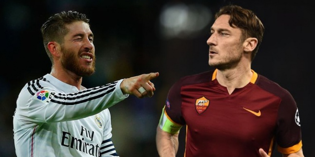Nih Bukti Sergio Ramos Ngefans Banget Sama Totti
