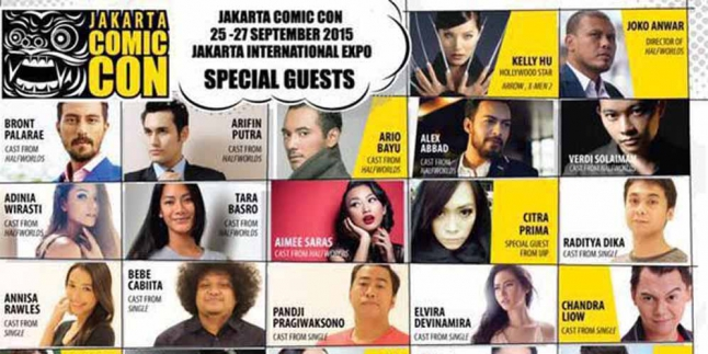 Pameran Superhero dan Proyek Film Terbaru di Jakarta Comic Con