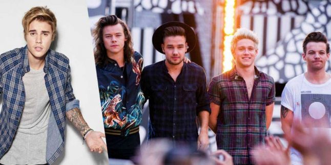 Pertarungan Album Justin Bieber Vs 1D Sudah Dimulai