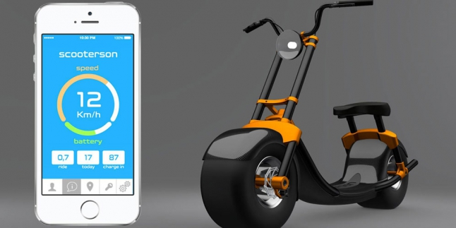 Scooterson, Smartscooter Pertama di Dunia