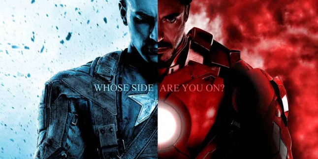 Superhero Berkonflik, Pilih Captain America Apa Iron Man?