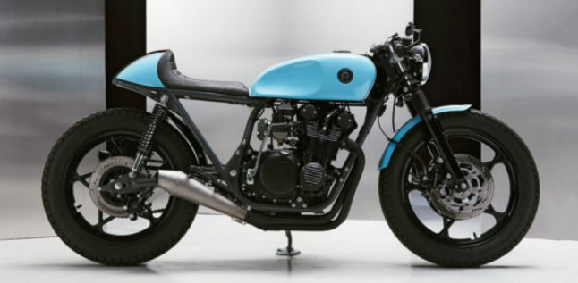 Suzuki GS 550E, Cafe Racer Blasteran Jepang - Polandia