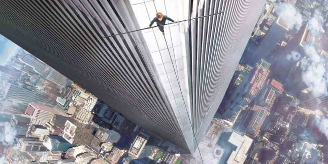 'The Walk', Kisah Nyata Aksi Akrobatik Nyebrang Gedung WTC