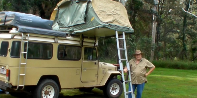 Traveling Keren Dengan Mobil Bertenda