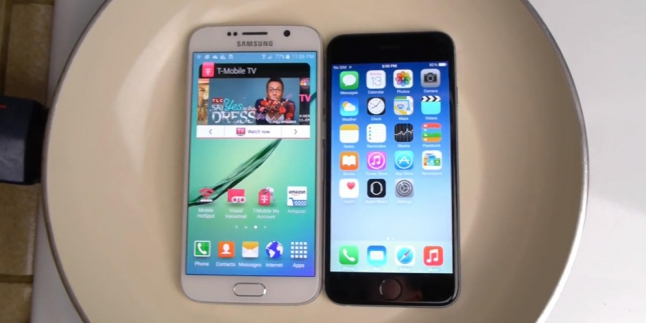 Uji Ketahanan iPhone 6 Dan Galaxy S6 Ternyata Dimenangkan Olehâ thumbnail