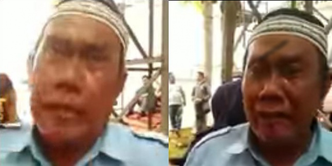 Video Supir Taksi Nangis Tersedu Jadi Viral