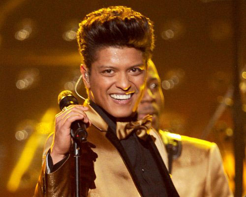 Bruno Mars gigit jari di ajang Grammy