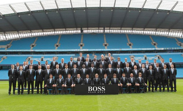 Hugo Boss 'dandanin' pemain Manchester City