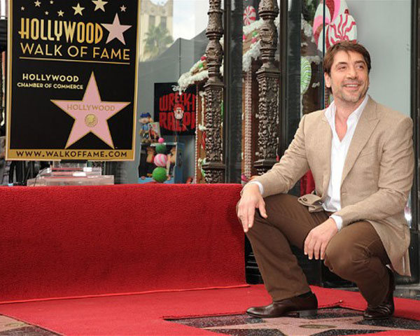 Nama Javier Bardem Terukir di 'Hollywood Walk of Fame'