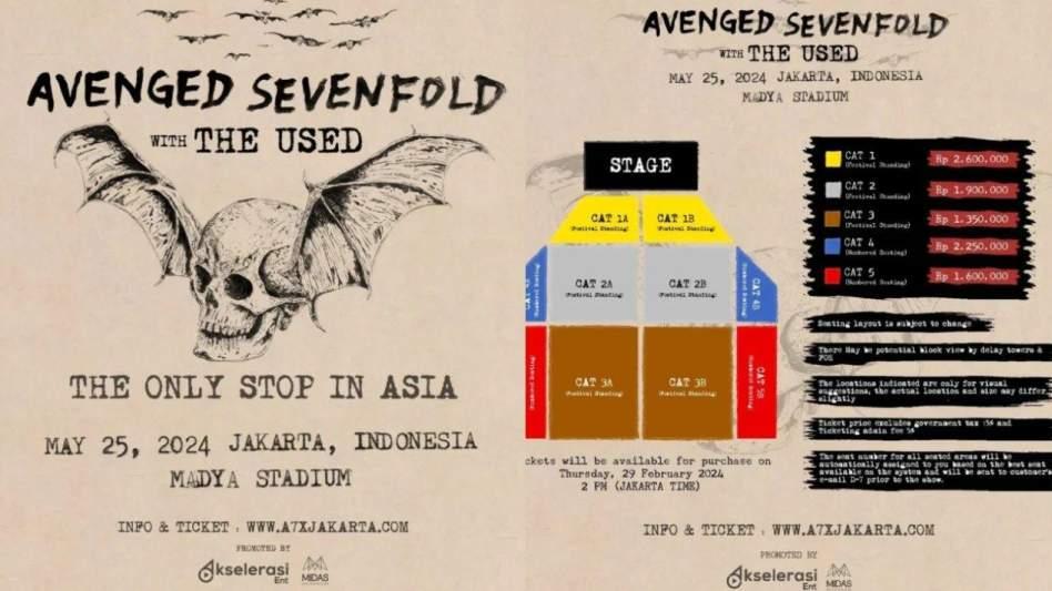 Konser Kelima: Avenged Sevenfold
