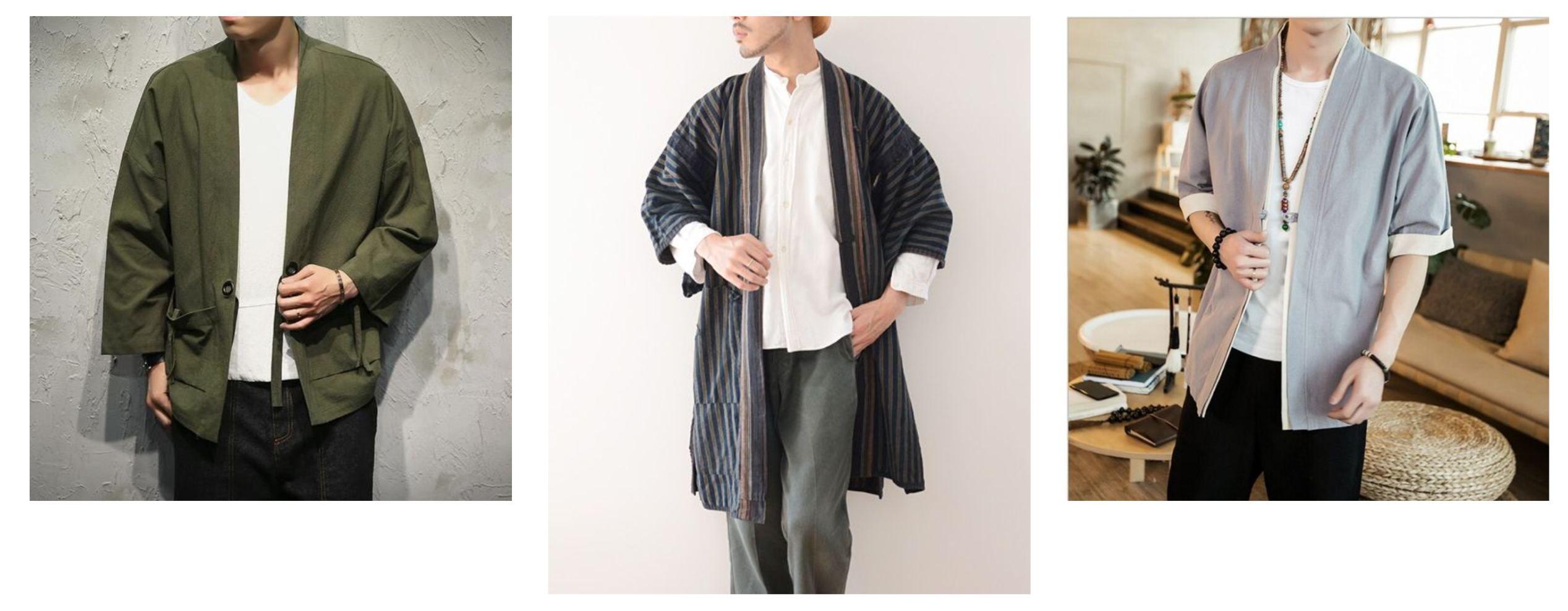 Kimono Outer untuk Outfit Lebaran Pria 2024