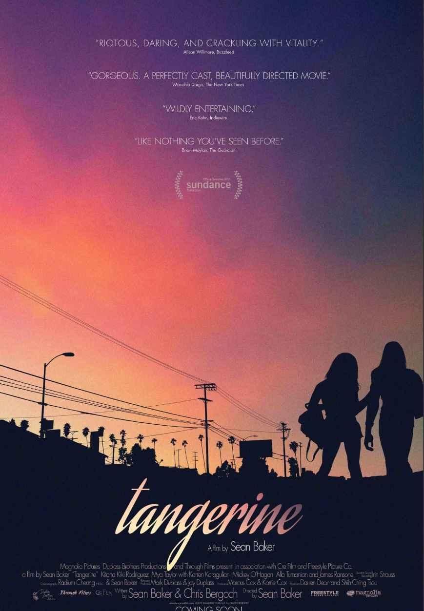 Tangerine (2015) adalah film yang diproduksi cuma pake kamera HP