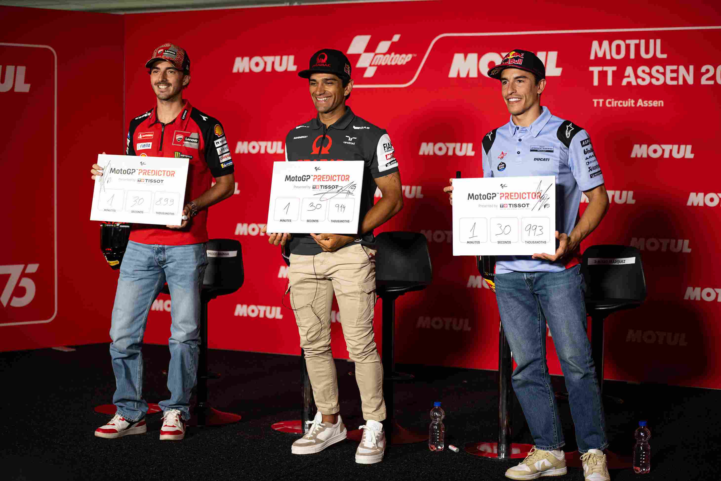 Bold Riders Gresini Racing MotoGP Race 08 - Assen - Press Conference