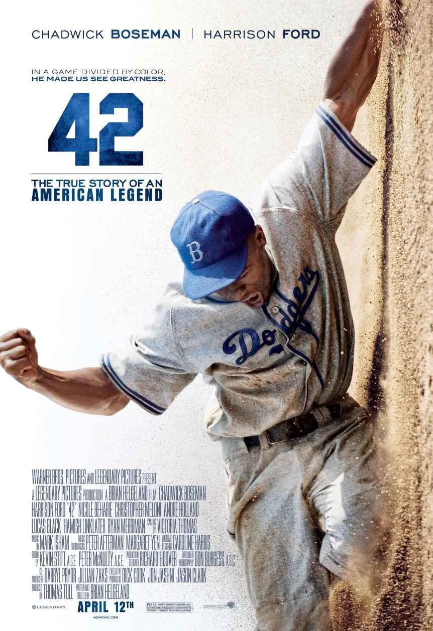 42 adalah salah satu dari 5 Film Olahraga Based on True Story Ini Bisa Nginspirasi Lo!