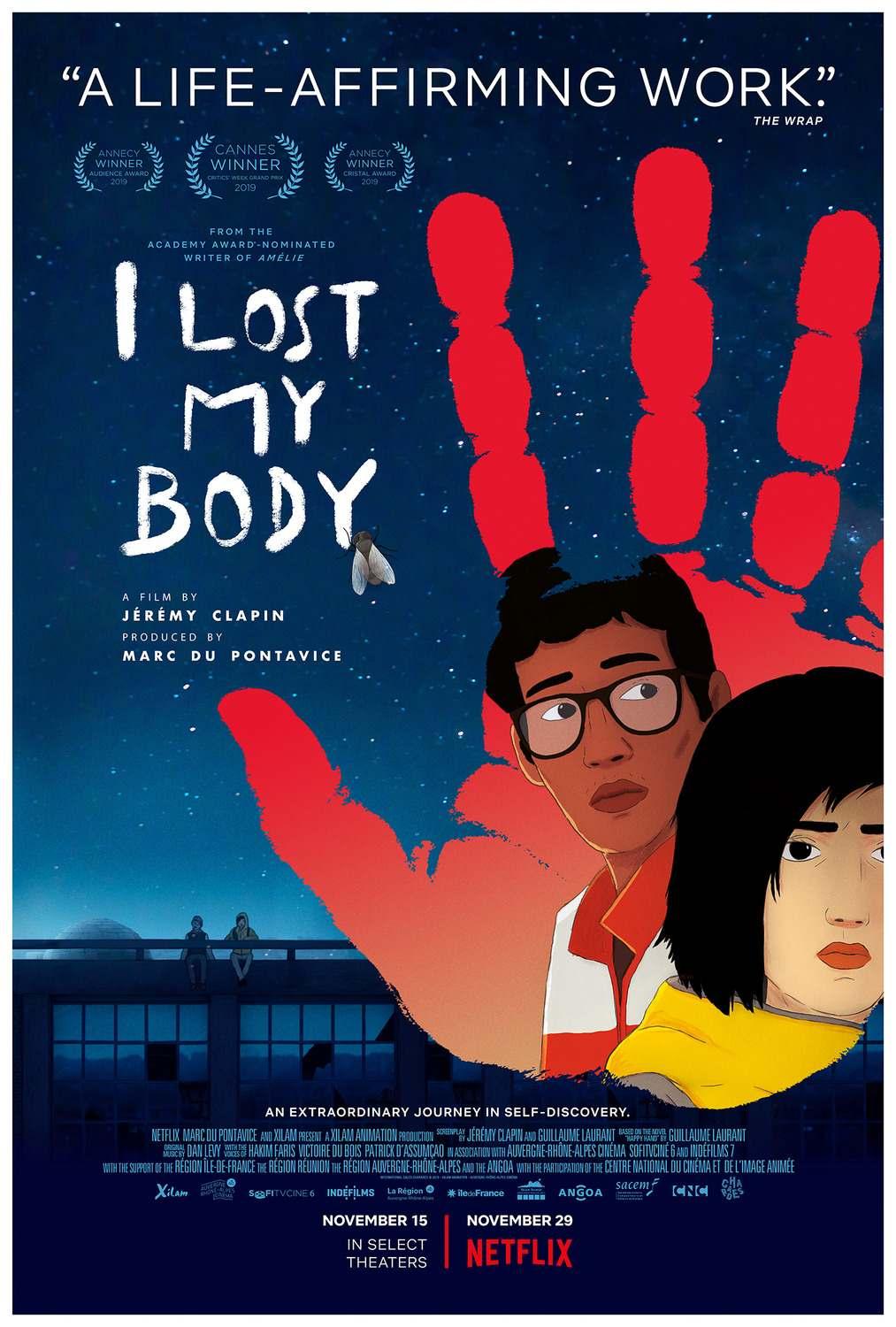 I Lost My Body (2019) adalah satu dari 8 Rekomendasi Film Eropa yang Bisa Lo Tonton di Netflix