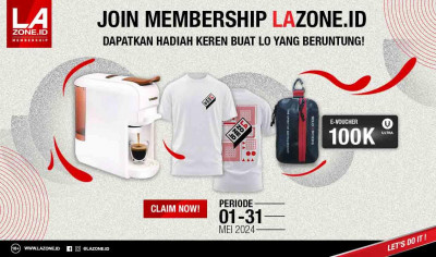 Jadi LAzone Membership Bisa Dapat Mesin Kopi Keren Ini!