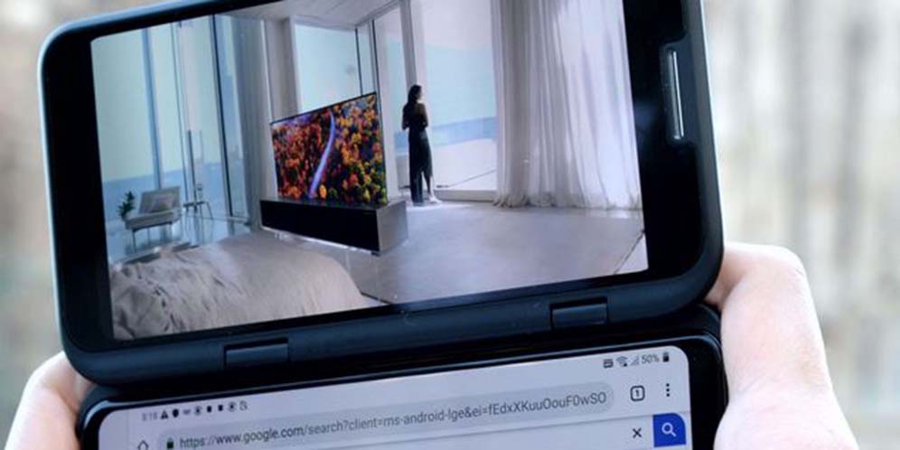 LG Bikin Ponsel dengan Tiga Layar?