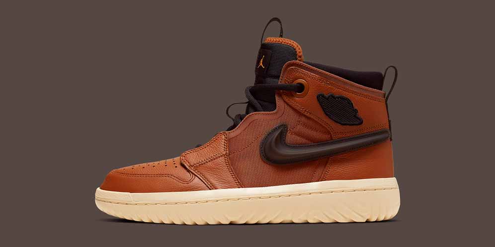 brown leather air jordans